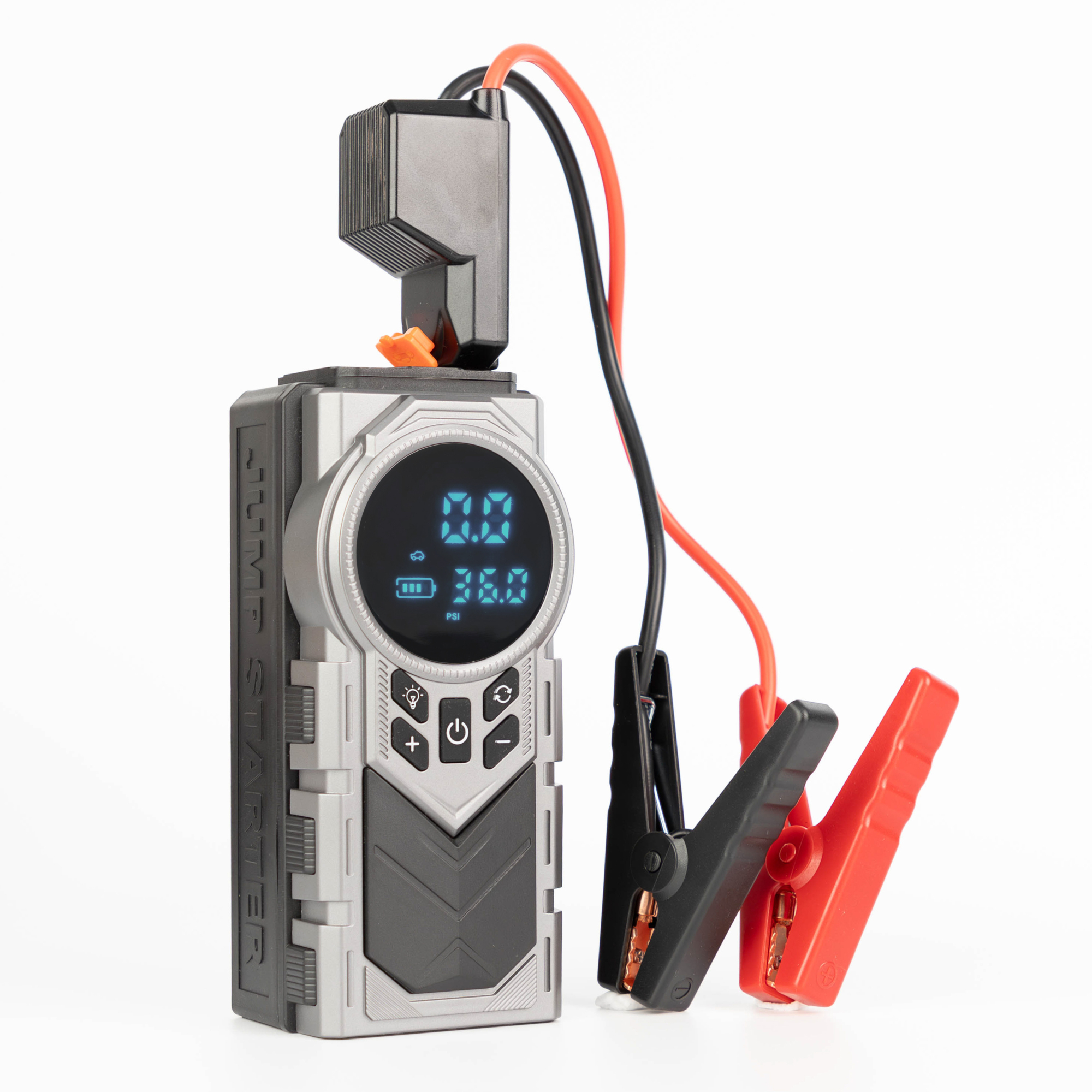 Wagan Tech iOnBoost V10 Air — Lithium Jump Starter with Air Compressor and LED Work Light, 1500 Amps, 150 PSI, Model# EL7603